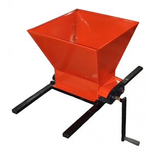 Zdrobitor struguri HGP-50, Metal, 35 L, manual, cu tamburi din poliamida tratata pentru uz alimentar