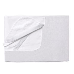 Protectie impermeabila MyKids, Pentru saltea 115x55 cm, Alb