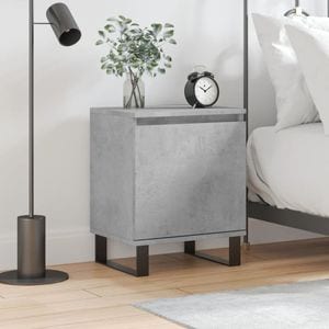 Noptiera VIDAXL, lemn compozit, 40x30x50 cm, gri beton