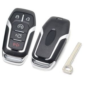 Carcasa cheie auto Techstar, pentru Ford Edge, Explorer, Fusion, F-150,  cu 5 butoane, negru