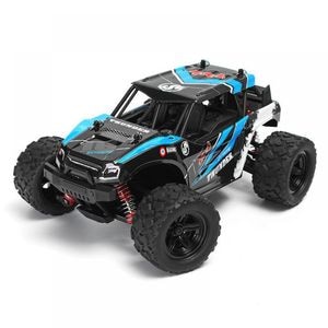 Masina cu telecomanda JJRC HS18312 albastra 4x4 scara 1:18 viteza maxima 36 km/h acumulator 7.4V 1200mAh timp de utilizare ~20 min