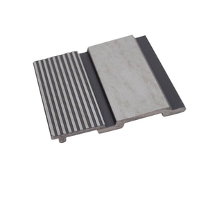 Riflaj decorativ polimer, 2800 x 120 mm x 12 mm, Gri 404