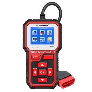 Diagnoza si tester baterie auto Konnwei KW681, 6V/12V, Bluetooth 5.0, compatibil Android si iOS