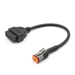 Cablu adaptor de diagnosticare Techstar, pentru motociclete Harley Davidson, OBD2 cu 4 pini la 16 pini