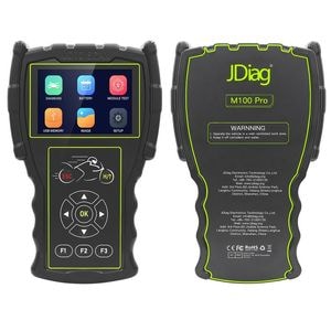 Instrument profesional de scanare si diagnosticare Techstar, pentru motociclete JDiag M100, OBD2, ecran digital LCD 3.5 inch, negru