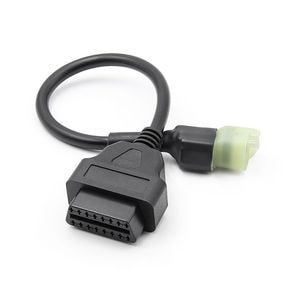 Cablu adaptor de diagnosticare Techstar, pentru motociclete Honda, OBD2, cu 4 pini la 6 pini 