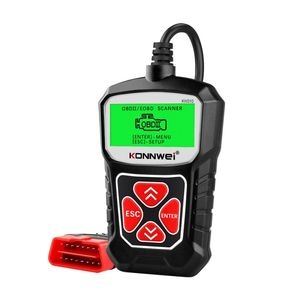 Diagnoza OBD2 KONNWEI KW310, afisare erori + descriere, resetari, live data, ELM 327 OBDII, negru