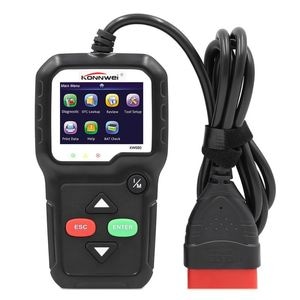 Diagnoza OBD2 KONNWEI KW680, afisare erori + descriere, resetari, live data, ELM 327 OBDII, negru