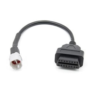 Cablu adaptor de diagnosticare Techstar, OBD2, pentru motociclete Yamaha, cu 4 Pini La 16 Pini 