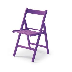 Scaun pliant QMOBILI Libro Violet,, lemn fag, baituit