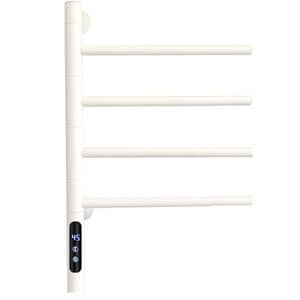 Calorifer electric TRENDYS, cu 4 elementi reglabili, 5 trepte de putere, 2200W, 42 x 56 cm, digital, alb mat