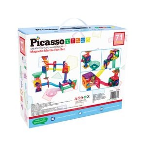 Set de constructie magnetic Picasso Tiles Labirint PICPTG71 023010, 71 piese