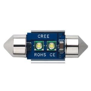 Bec LED Auto Techstar, Festoon, Cree, alb rece, 6000K, 12V, 150 lm