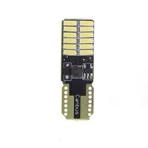 Bec LED Auto Techstar, T10, W5W, alb rece, SMD, 6000K, 12V, 576lm