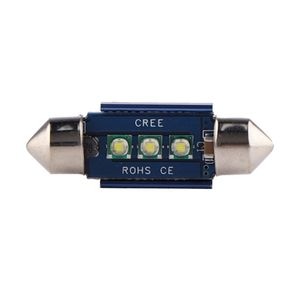 Bec LED Auto Techstar, Festoon, LED Cree, alb rece, 6000K, 12V, 720lm, 36mm