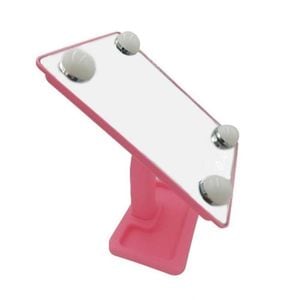 Oglinda SIKS, iluminata, pentru machiaj, 38 x 25 cm, alimentare cu baterii