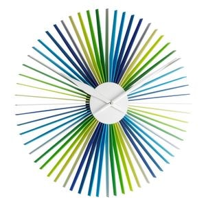 Ceas de perete TFA, 60.3023.30, Analog, XXL, Creat de designer, Model Daisy, Multicolor
