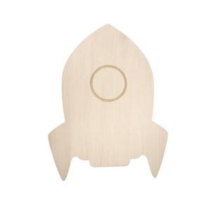 Lampa de veghe Reer Lumilu Silhouette Rocket, Forma racheta, De perete, Cu led, Lumina reglabila si oprire cronometrata, 0 luni+, Bej