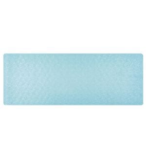 Covoras de baie antialunecare Reer, MyHappyBath Mat XL, Cu ventuze, Din cauciuc natural, Antibacterian, Dreptunghiular, 97 x 36 cm, Albastru