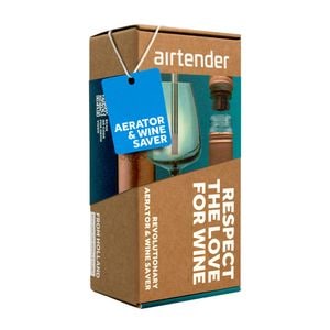 Set aerare si vidare vin AIRTENDER, giftbox, alimente, vin, cocktail, 10 piese