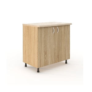 Corp inferior pentru bucatarie XMOBILA, 80x50x90 cm, Sonoma, PAL 18 mm