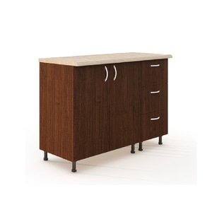 Corp inferior pentru bucatarie XMOBILA, 140x50x90 cm, Wenge, PAL 18 mm