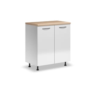 Corp inferior pentru bucatarie XMOBILA, 80x90x50 cm, Alb, PAL 18 mm