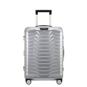 Troler Cabina SAMSONITE Proxis Alu, 55 cm, 4 roti, maner telescopic, aluminiu