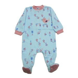 Salopeta bebe, Pekkle, z36, cu imprimeu pasari, 11.3 -12.7 Kg / 83.8  89 cm, 18-24 luni