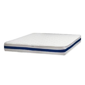 Saltea Ortopedica Best sleep Univers, 130x190x20cm, 15+3+2, Spuma poliuretanica cu memorie, banda 3d aerisire, Husa detasabila matlasata cu memorie, Fermitate medie