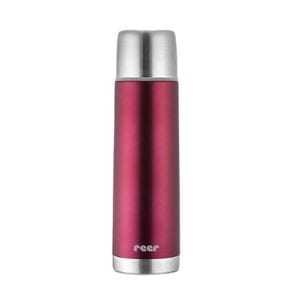 Sticla de baut termoizolanta Reer, ColourCup, Din otel inoxidabil vidat, 450 ml, Rosu
