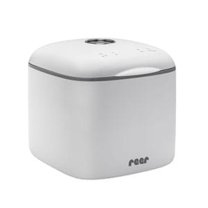 Sterilizator UV pentru biberoane Reer, 36120, Cu functie de uscare, Pana la 12 biberoane, Alb