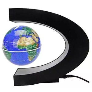 Glob magnetic SIKS plutitor, glob pamantesc levitant, lumini led