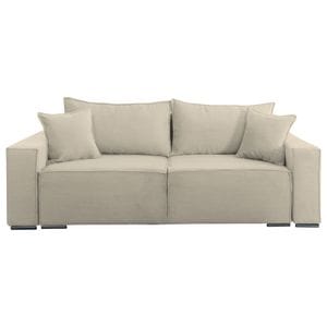 Canapea extensibila Jaky Lincoln cu lada de depozitare, crem, 230x100x82 cm