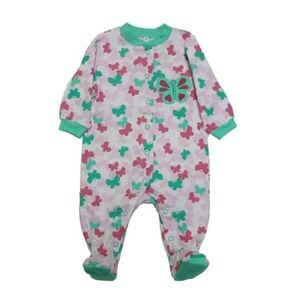 Salopeta bebe  Pekkle, z38, cu imprimeu fluturasi, 7.25-8.50 Kg / 68.5  73.6 cm, 6-9 luni