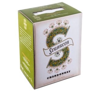 Vin Alb Sec Chardonnay Domeniul Coroanei Segarcea, 3 L