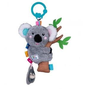 Jucarie din plus cu zornaitoare Koala Dyzio Bali Bazoo, 0+ luni, Multicolor