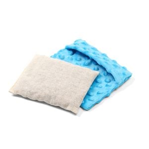 Perna termica cu samburi de cires si miros de lavanda BabyOno 796/03, 0 luni+, 16 x 15.5 cm, Albastru