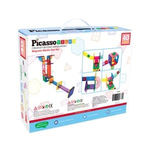 Set Magnetic Picasso Tiles PICPTG40 023379, Labirint, 40 piese