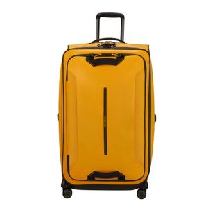 Troler mare Ecodiver, 79cm, 4 roti, maner telescopic, galben
