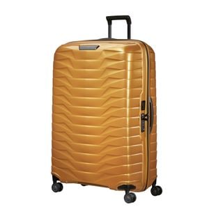 Troler mare SAMSONITE Proxis, 86 cm, 4 roti, maner telescopic, auriu