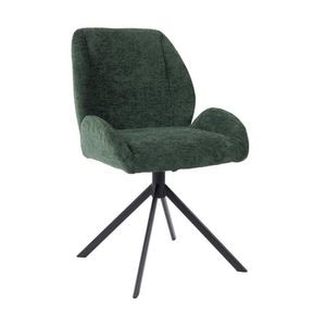 Scaun living tapitat KJC4347, 56x63x88 cm, Verde