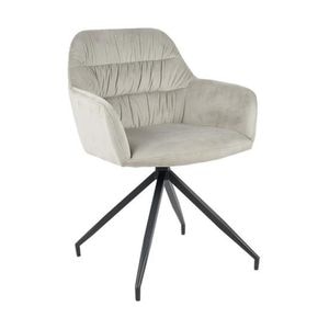 Scaun Living Tapitat KJC4345, 87x57x59 cm, Gri