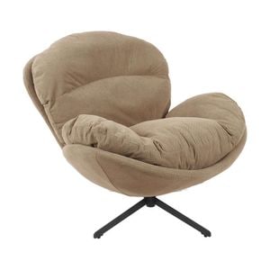 Fotoliu Living Rotativ KJL-C062, 96x98x106 cm, Maro Deschis