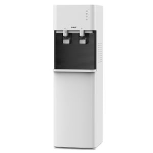 Dozator de apa de podea cu compresor Samus WDSF-253CW, Putere incalzire apa 500 W, Putere racire apa 85 W, Bidon 11/19 L, Incarcare frontala, Siguranta copii, Alb