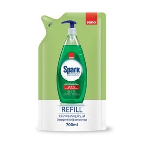 Rezerva detergent vase Sano Spark Castravete, 700 ml