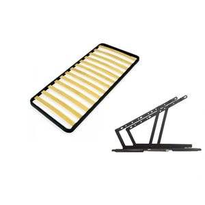 Somiera pat Eco, 80x200 cm, cu sistem rabatare 600 N, cadru metal, 13 lamele