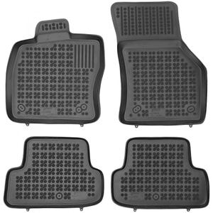 Set covorase auto Rezaw Plast, pentru Audi A3 8V 2013-2020, 4 bucati, Negru