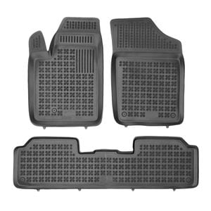 Set covorase auto Rezaw Plast, pentru Peugeot Partner 1996-2011, 3 bucati, Negru