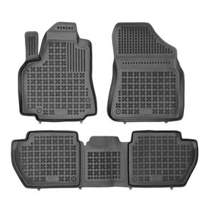 Set covorase auto Rezaw Plast, pentru Peugeot Partner 2008-2018, 3 bucati, Negru